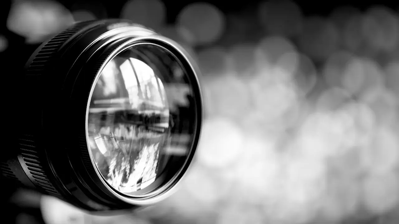 Imagen objetivo cámara